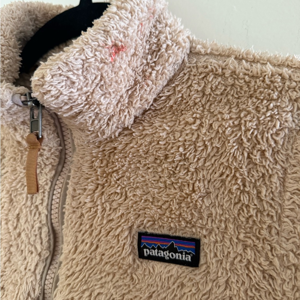 Patagonia Kids  Tan Fleece Sweater - Picture 3 of 4